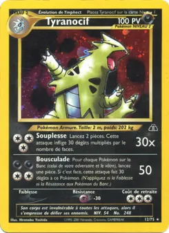 Carte Pokémon Tyranocif 12 — Neo Discovery