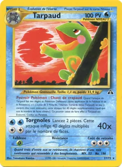 Carte Pokémon Tarpaud 27