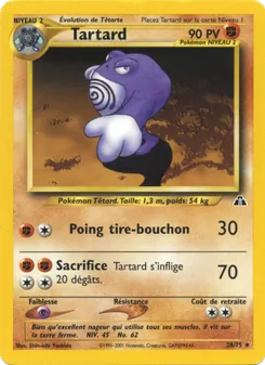 Carte Pokémon Tartard 28