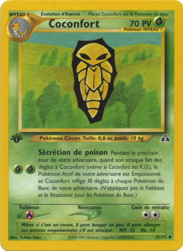 Carte Pokémon Coconfort 41/75 de l'extension Neo Discovery