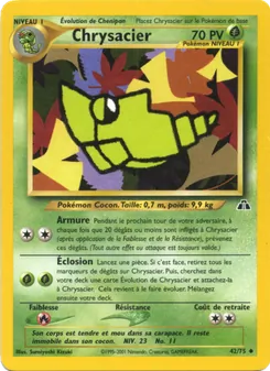 Carte Pokémon Chrysacier 42