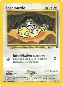 Carte Pokémon Insolourdo 54