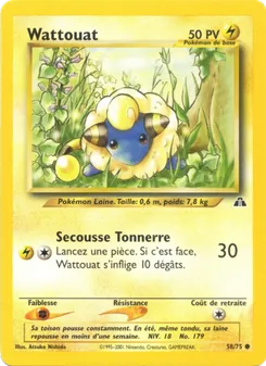 Carte Pokémon Wattouat 58