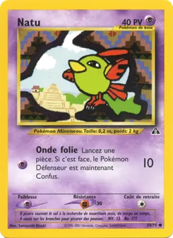 Carte Pokémon Natu 59