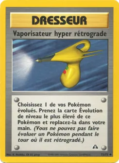 Carte Pokémon Vaporisateur hyper rétrograde 73