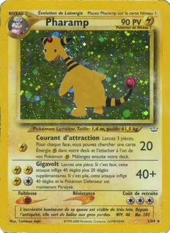 Carte Pokémon Pharamp 1 — Neo Revelation