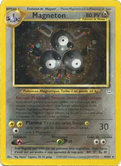 Carte Pokémon Magnéton 10 — Neo Revelation