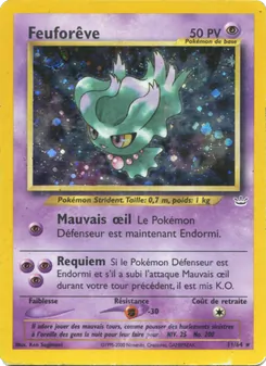 Carte Pokémon Feuforêve 11 — Neo Revelation