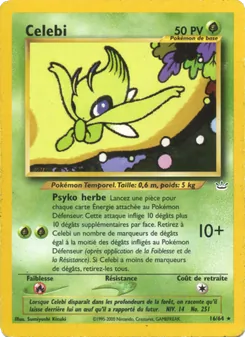 Carte Pokémon Celebi 16 — Neo Revelation