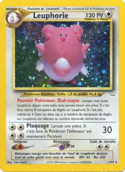 Carte Pokémon Leuphorie 2 — Neo Revelation