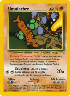 Carte Pokémon Simularbre 26