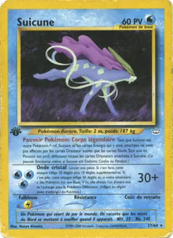 Carte Pokémon Suicune 27