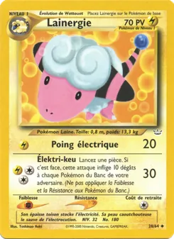 Carte Pokémon Lainergie 28 — Neo Revelation