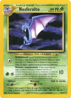 Carte Pokémon Nosferalto 29 — Neo Revelation