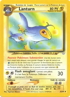 Carte Pokémon Lanturn 32 — Neo Revelation