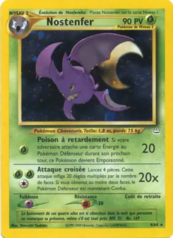 Carte Pokémon Nostenfer 4 — Neo Revelation