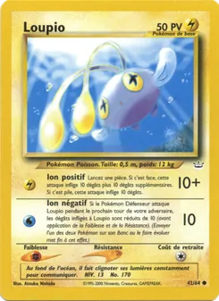 Carte Pokémon Loupio 42