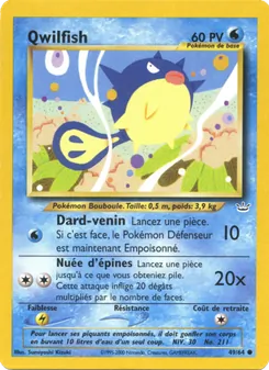 Carte Pokémon Qwilfish 49 — Neo Revelation