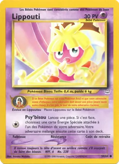 Carte Pokémon Lippouti 54 — Neo Revelation
