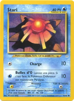 Carte Pokémon Stari 56 — Neo Revelation