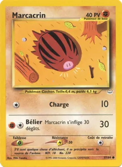 Carte Pokémon Marcacrin 57 — Neo Revelation