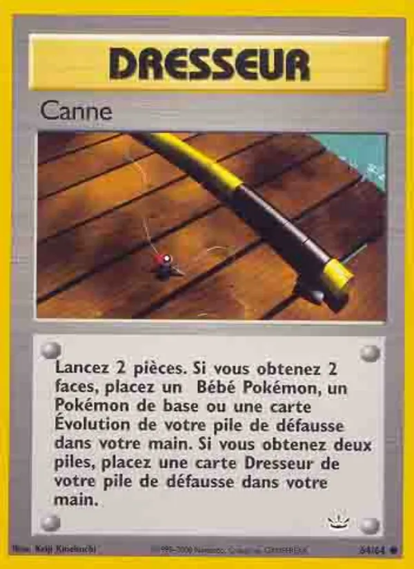 Carte Pokémon Canne 64/64 de l'extension Neo Revelation