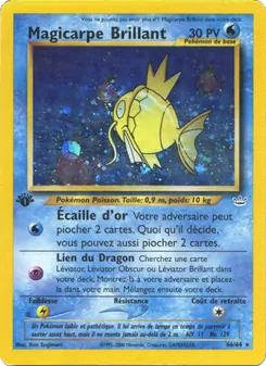 Carte Pokémon Magicarpe Brillant 66 — Neo Revelation