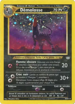 Carte Pokémon Démolosse 8 — Neo Revelation