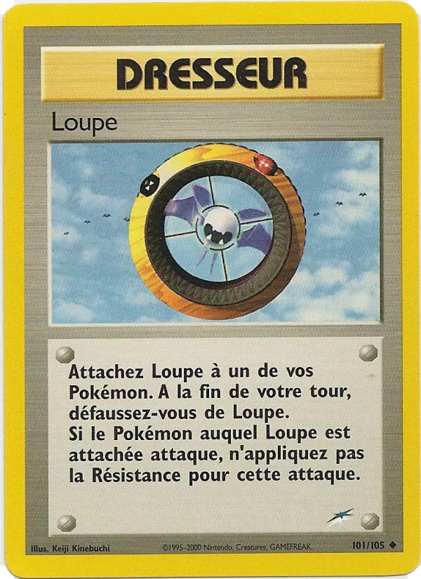 Carte Pokémon Loupe 101/105 de l'extension Neo Destiny
