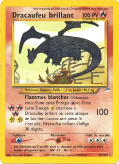 Carte Pokémon Dracaufeu brillant 107 — Neo Destiny