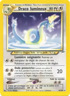 Carte Pokémon Draco lumineux 22 — Neo Destiny