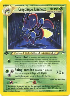Carte Pokémon Coxyclaque lumineux 24 — Neo Destiny