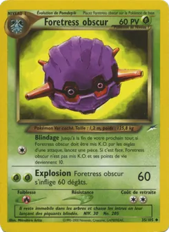 Carte Pokémon Foretress obscur 35 — Neo Destiny