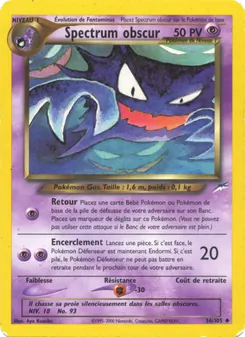 Carte Pokémon Spectrum obscur 36 — Neo Destiny