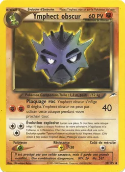 Carte Pokémon Ymphect obscur 38 — Neo Destiny