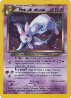 Carte Pokémon Mentali obscur 4 — Neo Destiny