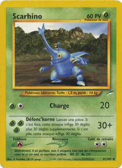 Carte Pokémon Scarhino 41 — Neo Destiny
