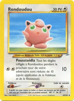 Carte Pokémon Rondoudou 44 — Neo Destiny