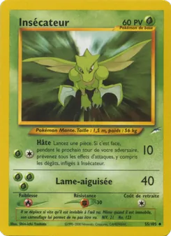 Carte Pokémon Insécateur 55 — Neo Destiny