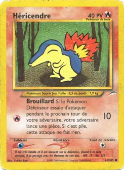 Carte Pokémon Héricendre 61 — Neo Destiny