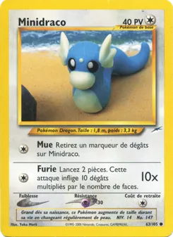Carte Pokémon Minidraco 63 — Neo Destiny