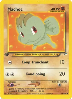 Carte Pokémon Machoc 73 — Neo Destiny