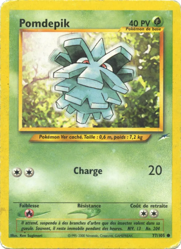 Carte Pokémon Pomdepik 77/105 de l'extension Neo Destiny