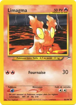 Carte Pokémon Limagma 82