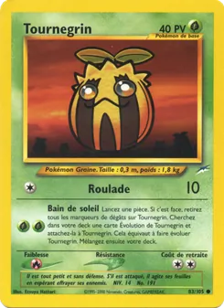 Carte Pokémon Tournegrin 83