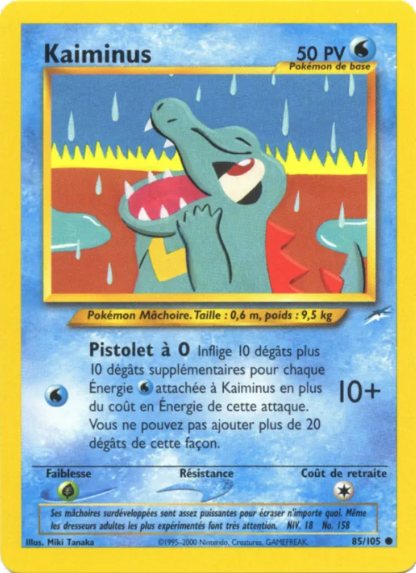 Carte Pokémon Kaiminus 85/105 de l'extension Neo Destiny