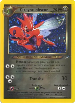 Carte Pokémon Cizayox obscur 9 — Neo Destiny