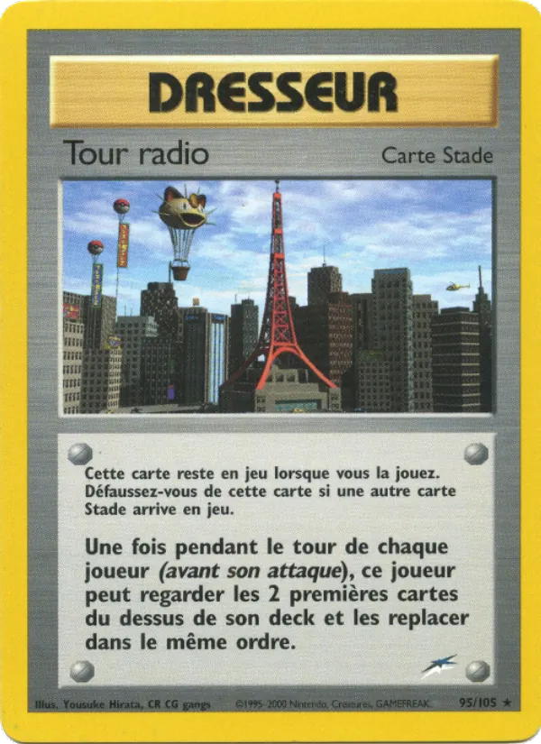 Carte Pokémon Tour radio 95/105 de l'extension Neo Destiny