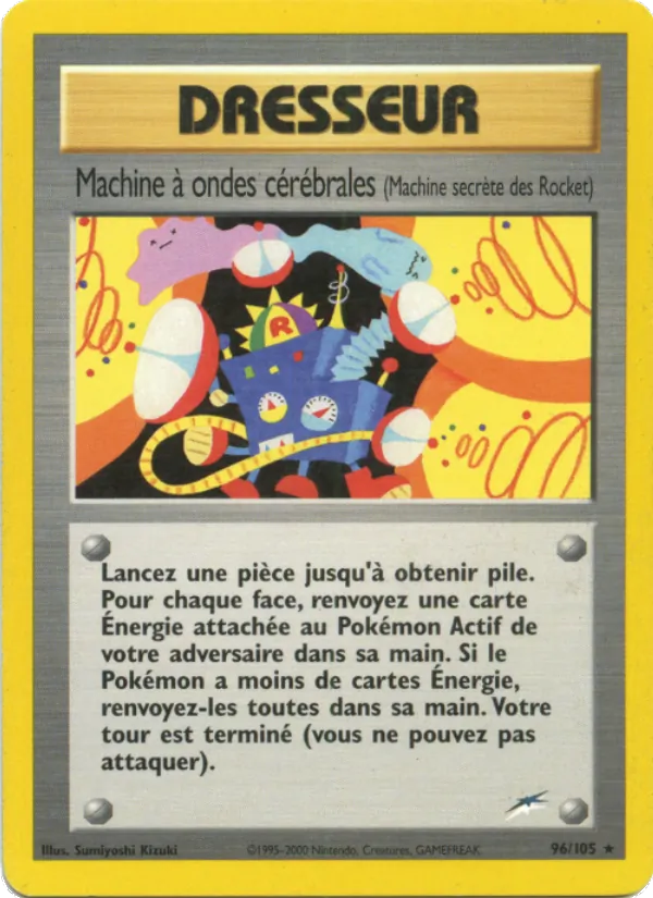 Carte Pokémon Machine à ondes cérébrales 96/105 de l'extension Neo Destiny