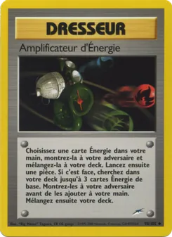 Carte Pokémon Amplificateur d'Énergie 98